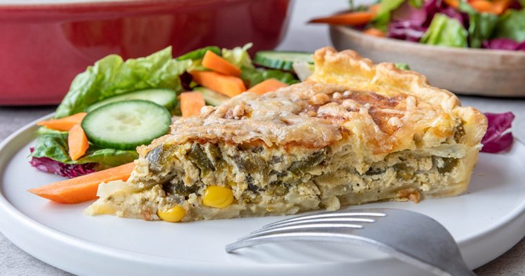 Poblano-Chili Quiche